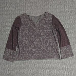 J. Jill Gray Long Sleeve Top